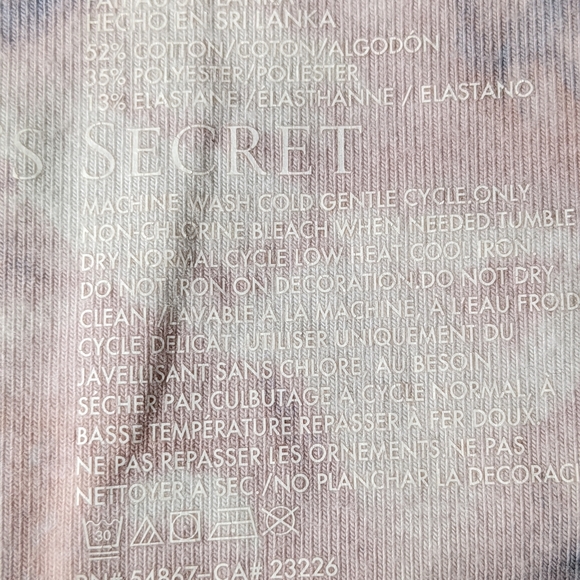 Victoria Secret EUC floral stretch shorts small pink gray white - Picture 12 of 13